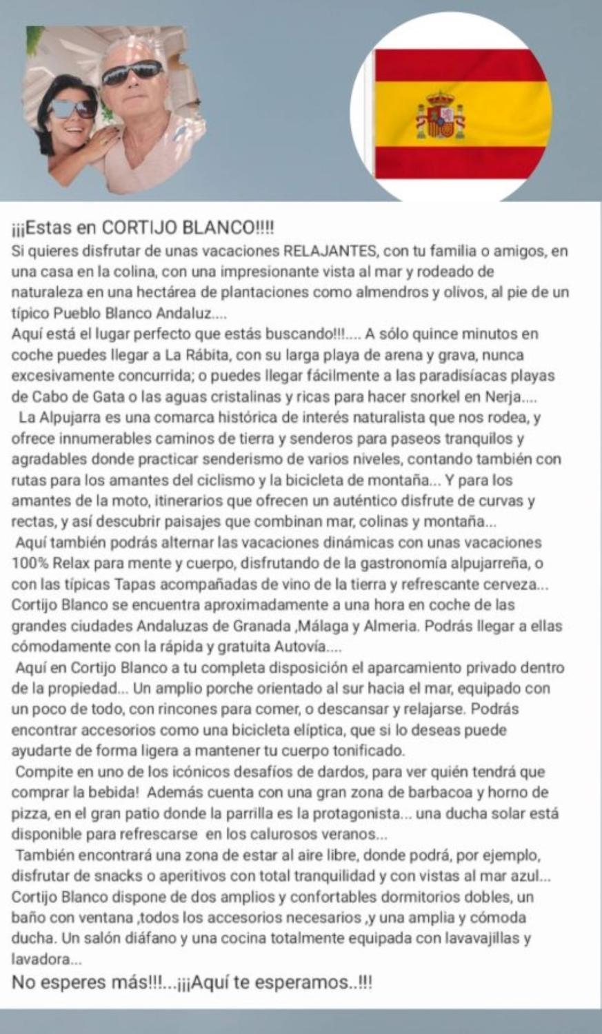 فيلا Cortijo Blanco Albondon المظهر الخارجي الصورة